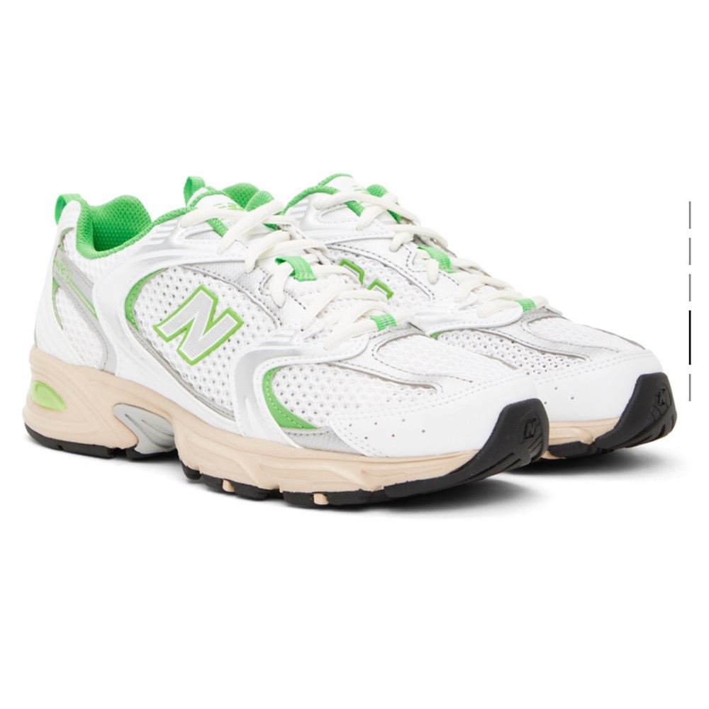 New Balance 530’s (white and green)